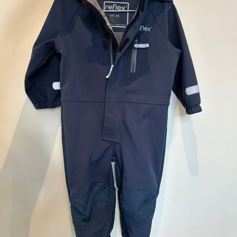 Navy blå parkdress i softshell