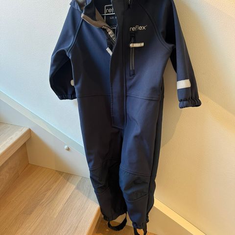 Navy blå parkdress i softshell