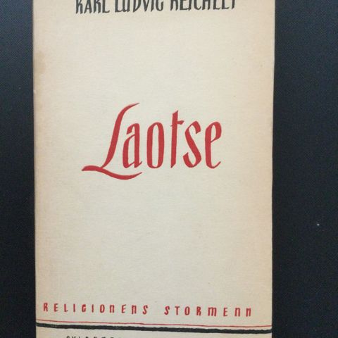 Karl Ludvig Reichelt: Laotse