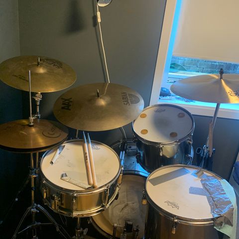 Ride og Crash Cymbal