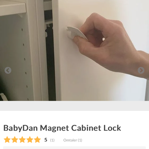 BabyDan Magnetlås barnesikring