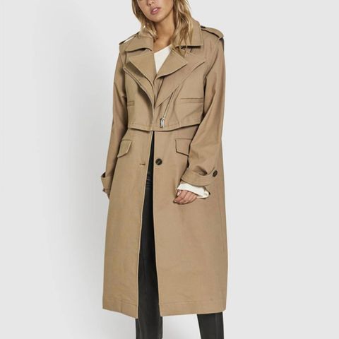 Flott kåpe/ trench coat fra Norr