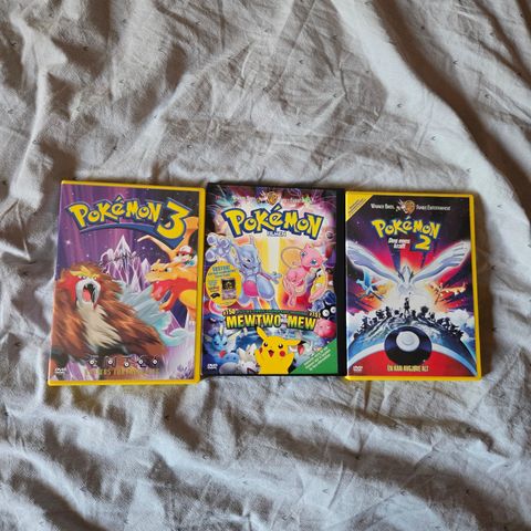 Pokemon filmer DVD norsk