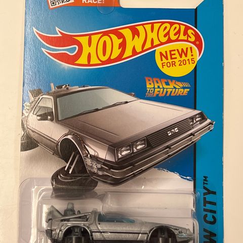 🔥 2015 Hot Wheels Back To The Future Time Machine - HW CITY - CFG79