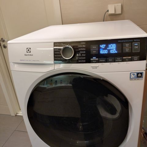 Electrolux PerfectCare 800 kombi maskin selges