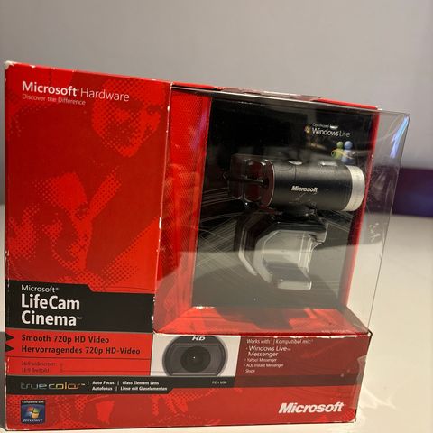 Microsoft LifeCam Cinema - Nettkamera - USB