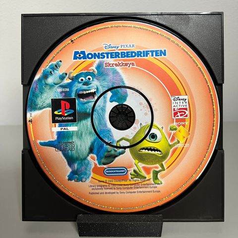 PlayStation spill: Disney Pixar Monster Inc. Scare Island [bare disken]