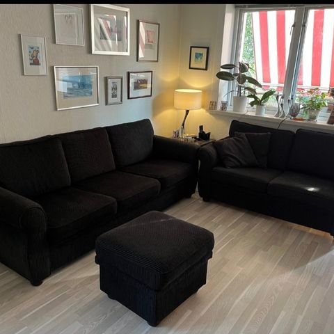 Superfin sofa gruppe 3+2 seter (Gratis levering)-renses før salg