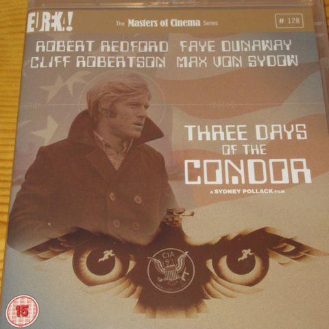 Three Days of Condor (bluray + DVD + papirbilag)