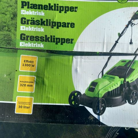 gressklipper elektrisk