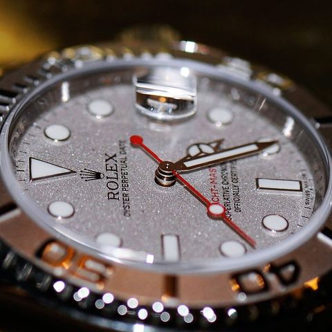 Rolex Yacht-Master 116622, 40 mm med platinum dial