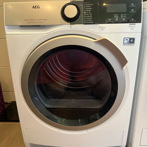 AEG  8000 series tørketromel  9kg til salgs