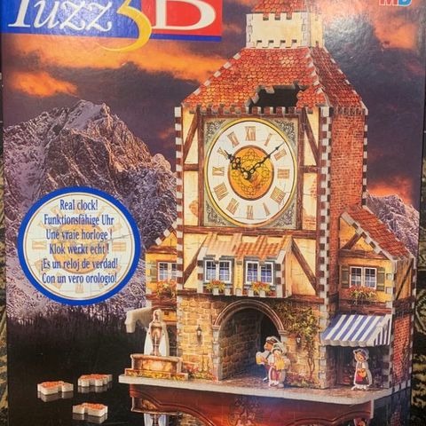 3D puslespill «Puzz 3D». BAVARIAN CLOCKTOWER