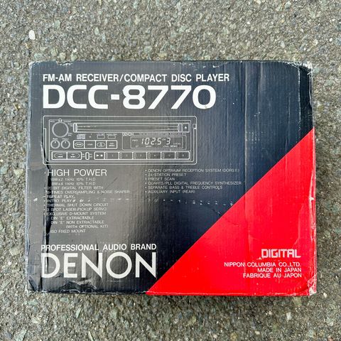 DENON DCC-8770 CD /Radio