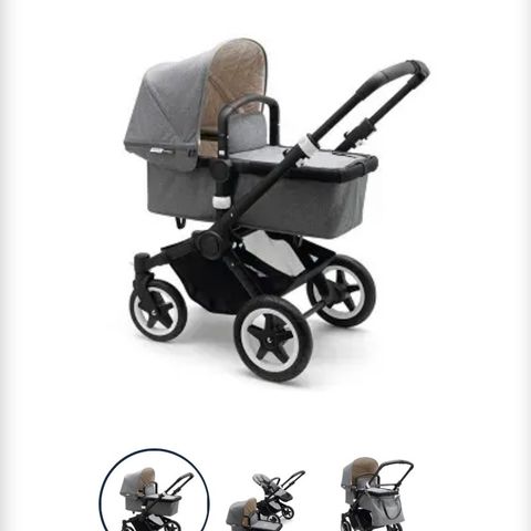 Bugaboo Buffalo med ubrukt liggedel