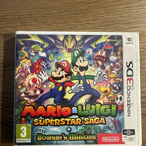 Mario & Luigi: Superstar Saga + Bowser's Minions Nintendo 3DS(Sealed)