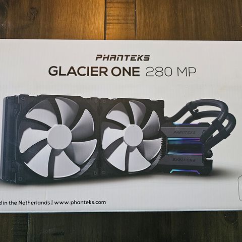 Phanteks Glacier One 280MP CPU Kjøler (sort)