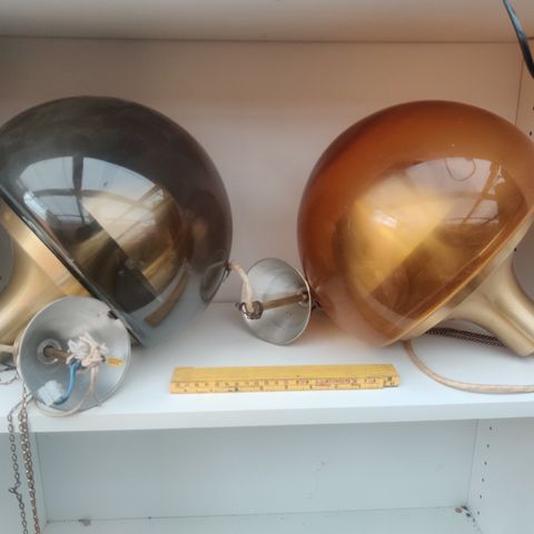 Diverse vintage lamper.