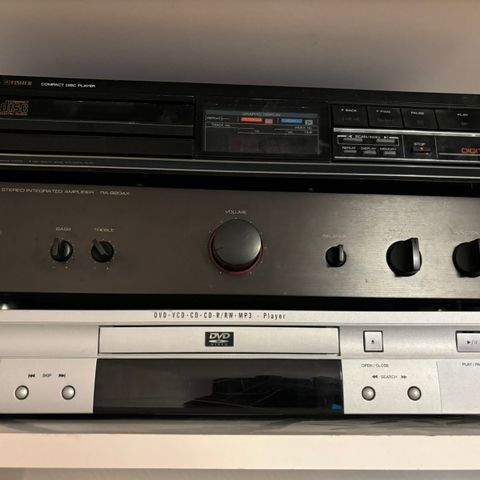 ROTEL RA-920AX Stereo Integrated amplifier forsterker, cd spiller og DVd spiller