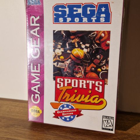 Sports Trivia Sega Game Gear