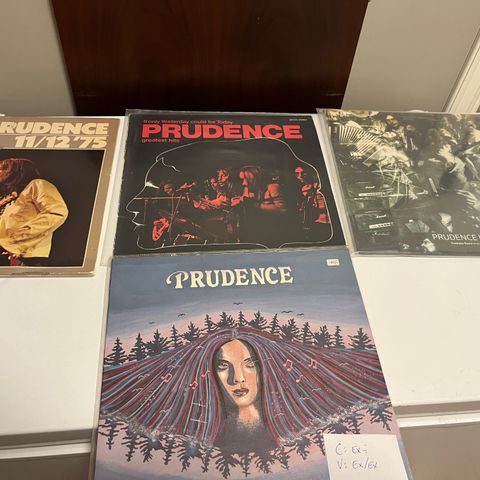 Prudence og Åge Aleksandersen LPer / Vinyler flere signerte