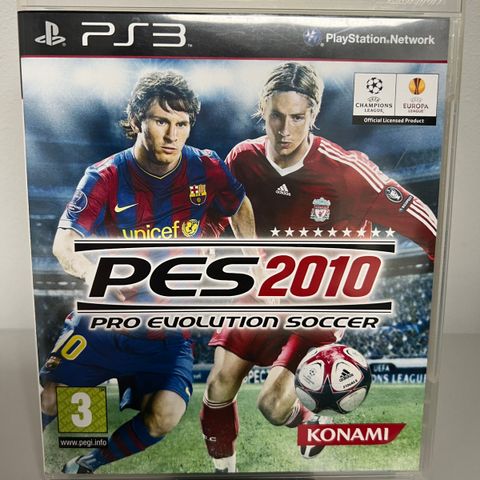 PlayStation 3 spill: PES 2010 [Pro Evolution Soccer]