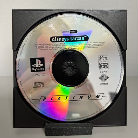 PlayStation spill: Disneys Tarzan [Platinum - bare disken]