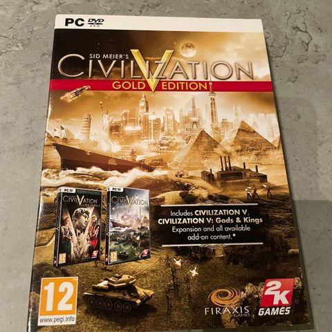 Civilization V Gold Edition til PC - Med utviklingskart