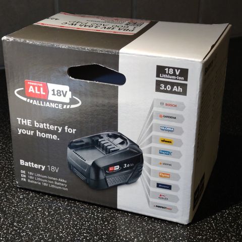 Bosch 18V 3.0Ah batteri