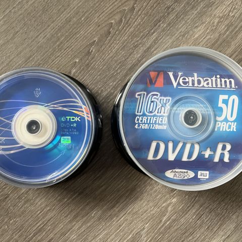 DVD-R, 75 stk forseglet