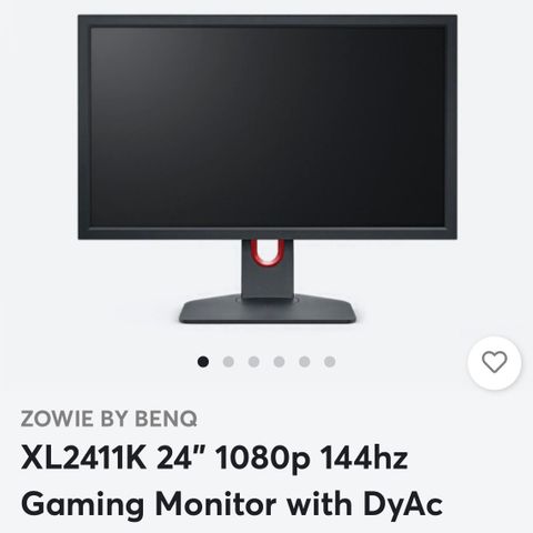 BenQ Zowie 24'' Gaming skjerm 1ms