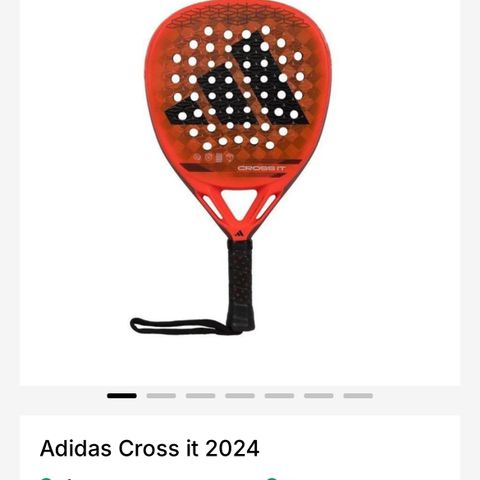 Padelracket Cross it 2024 - tilnærmet ubrukt