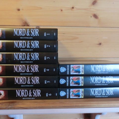 NORD & SØR på VHS