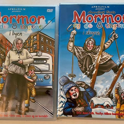 Mormor og de 8 ungene - 2 dvd filmer