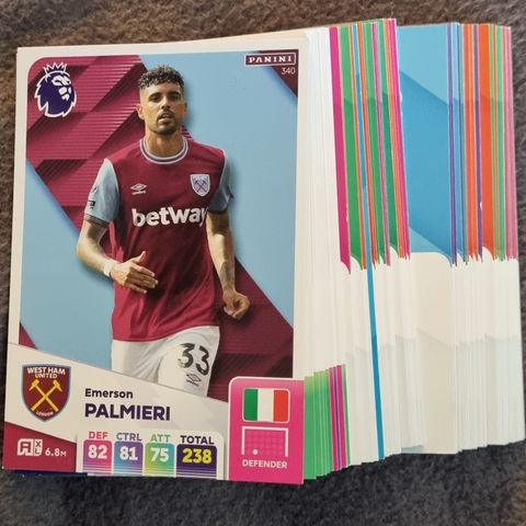 Panini Adrenalyn XL Premier League 2025 - kjøp/salg/bytte