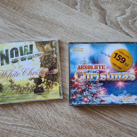 3 stk jule cd'er + dvd