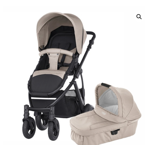 Britax Smile-Sand Beig, Duovogn, Vognpakke, Barnevogn, Vognpose