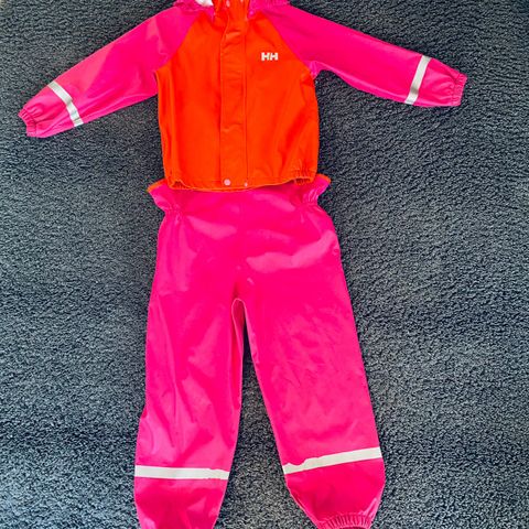 Regntøy fra Helly Hansen str. 116 HH Rosa