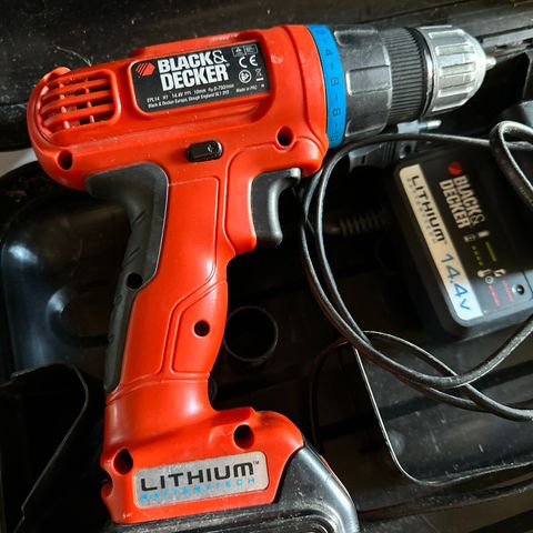 Black & Decker 14,4 v drill