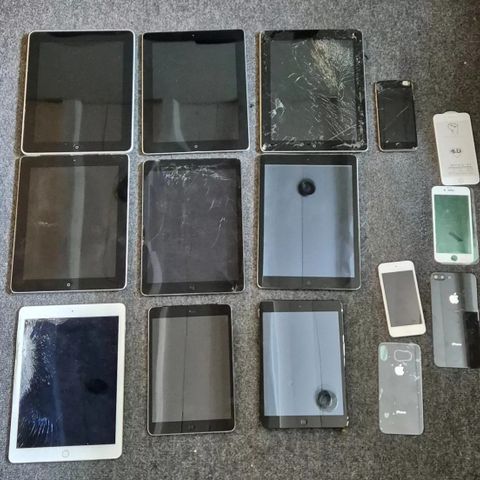 9 ipads og 1 ipod touch. Les annonsen