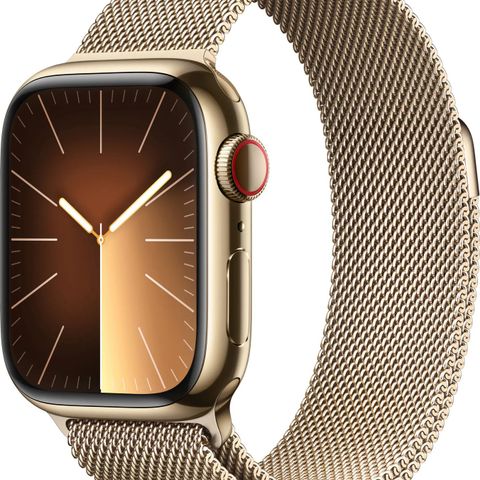 Apple Watch Series 9 (LTE) 45 mm gull m Milanese Loop i gull selges