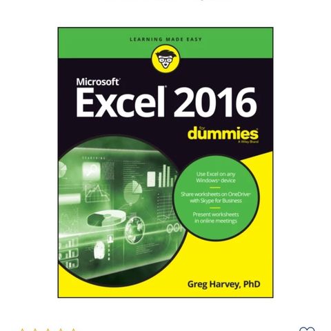 Excel 2016 for dummies