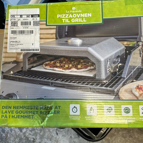 Pizzaovn for grill