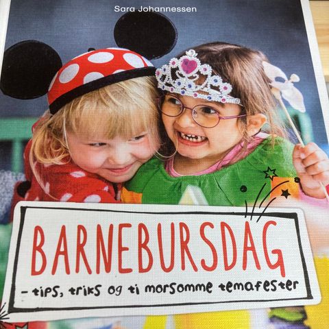 GRATIS FRAKT! Ubrukt barnebursdag, bok