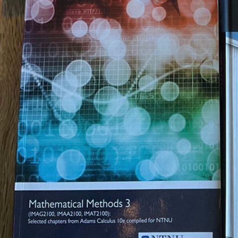 Mathematical Methods 3 - Pensumbok Byggingeniør NTNU