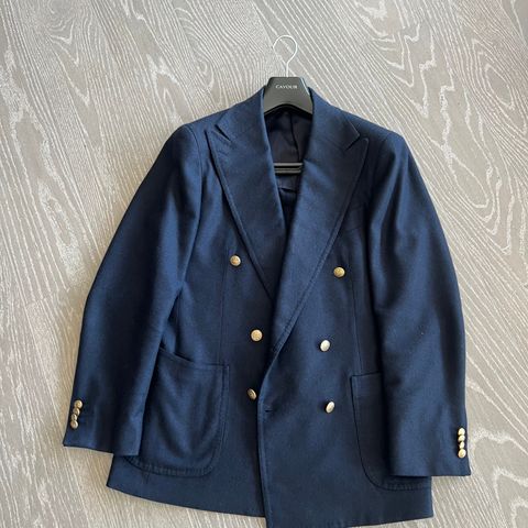 Navy cavour dobbeltspent 50