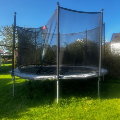 Berg trampoline 380cm grå favorit