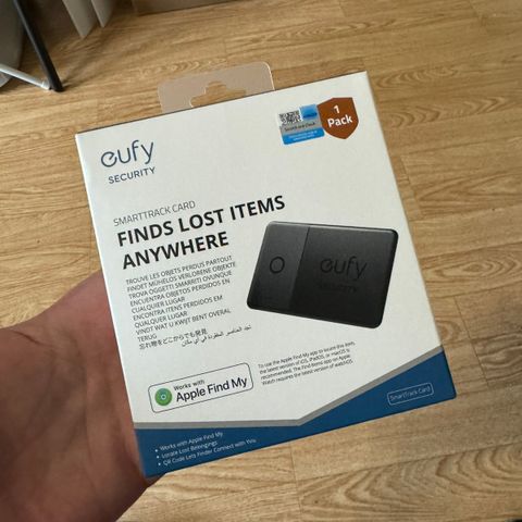 Eufy SmartTrack Card, Apple Find My-kompatibel