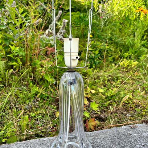 Vintage Daum bordlampe i krystall | Fransk design fra 60-tallet