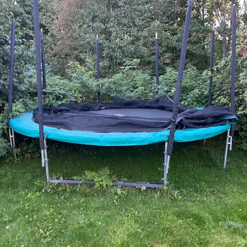 BERG Favorit Trampoline inkl. sikkerhetsnett. 430cm, Grønn